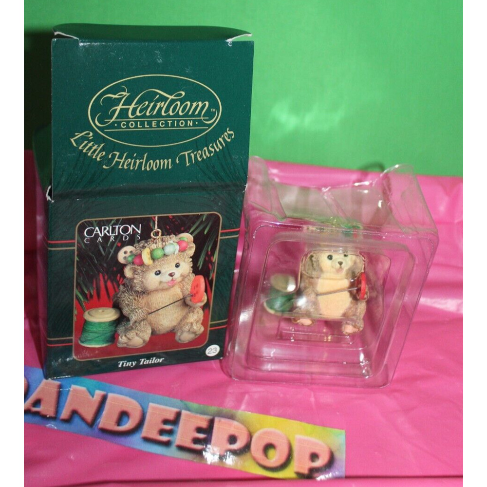 Carlton Heirloom Little Treasures Tiny Tailor Christmas Holiday Ornament 23